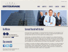 Tablet Screenshot of entouragesearch.com